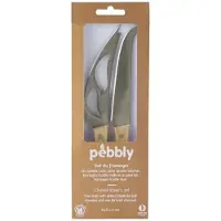Pebbly Käsemesser (2-teilig)