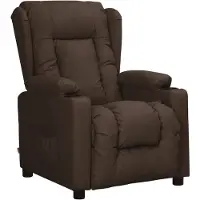 vidaXL Relaxsessel Braun Kunstleder