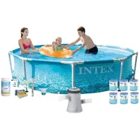 Intex Pool Metal Frame - Pool-Paket - 305x76 cm