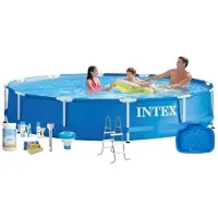 Intex Pool Metal Frame 366x76 cm - mit Zubehör