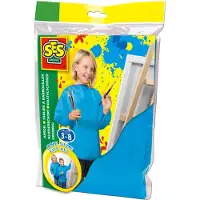 SES Creative 14571 Bastelschürze – Schutzkleidung für junge Künstler, Kinder, Blau, Universalgröße, 3 Jahr(e), 8 Jahr(e), Junge/Mädchen