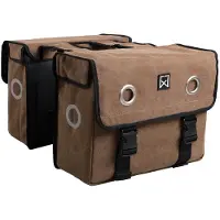 Willex Doppelte Gepäckträgertasche Canvas | Größe 46 L