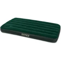 Intex Luftbett »Downy« grün mit integrierter Fußpumpe, Luftbett-Größe:Twin 99x191x22 cm
