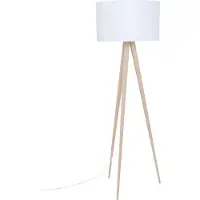 Zuiver | Stehlampe Tripod Weiß Textil 50x50x151 cm | NADUVI