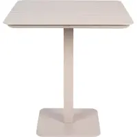 Zuiver Vondel Gartentisch/ Bistrotisch 71x71 cm Aluminium Weiß