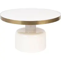 Zuiver Glam Coffe Table Eisen/Glas Ø60x35 cm