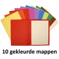 Exacompta Flash Aktendeckel DIN A4 Farbig Sortiert Manila Recycelt 100% 220 g/m2 100 Stück