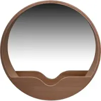 Zuiver | Wandspiegel Alice braun MDF 40x40 cm | NADUVI