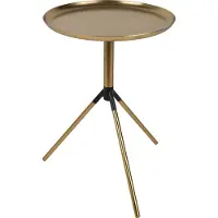 MOOS Beistelltisch Fraan 44 x 37 cm Stahl gold