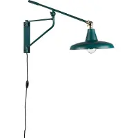 Dutchbone Hector Wandlampe Blaugrün