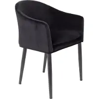 AnLi Style Armchair Catelyn Black