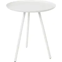The ColleQtion Beistelltisch Rafael 39 x 45 cm Stahl weiß