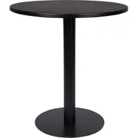 Zuiver Metsu Gartentisch/ Bistrotisch Rund 70 cm Schwarz