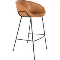 Zuiver 2er Set Feston Barstuhl Stahl 76 cm