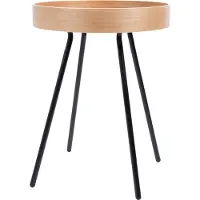 Zuiver | Beistelltisch Oak Tray Naturel Hout 46.5x46.5x55.5 cm | NADUVI