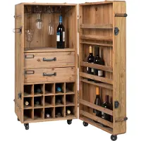 Dutchbone | Wandschrank Catarina Naturel Hout 50xx109x50 cm | NADUVI