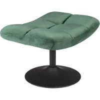 Dutchbone | Hocker Amalea Samt grün Samt 52x46x67 cm | NADUVI