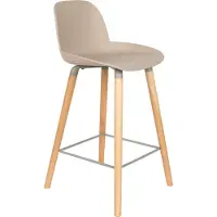 Zuiver 2er Set Albert Kuip Thekenstuhl Eschenholz/Kunststoff 65 cm