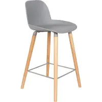 Zuiver Albert Kuip Thekenstuhl Eschenholz/Kunststoff 65 cm