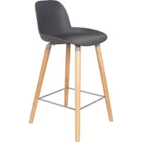 Zuiver Albert Kuip Thekenstuhl Eschenholz/Kunststoff 65 cm