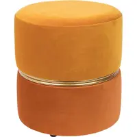 White Label Bubbly Pouf/ Sitzhocker Sun/ Gelb