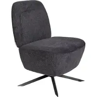 Zuiver | Sessel Dusk drehbar Grijs Polyester 60x85x67 cm | NADUVI