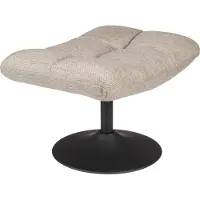 Dutchbone | Hocker Amalea grau Polyester 52x46x67 cm | NADUVI