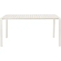 Zuiver Vondel Gartentisch 168,5x 87 cm Aluminium Weiß