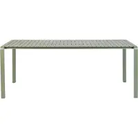 Zuiver Vondel Gartentisch 214x97 cm Aluminium Grün
