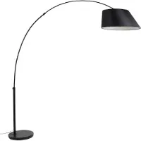Zuiver Arc Stehlampe Schwarz