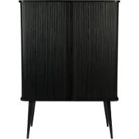 Zuiver Barbier Kast / Aufbewahrungsschrank Holz Schwarz