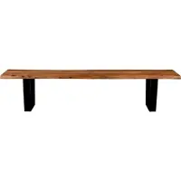 Dutchbone | Bank Perry Akazienholz braun Holz 200x43x45 cm | NADUVI