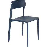AnLi Style Chair Clive Dark Blue