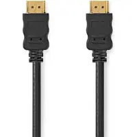 Nedis High Speed ​​HDMI  Kabel mit Ethernet - 10.2 Gbps - 7.50 m - rund - PVC - Schwarz