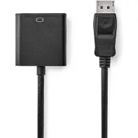 Nedis CCGP37250BK02, 0,2 m, DisplayPort, DVI-D, Männlich, Weiblich, Nickel