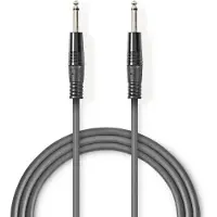 Nedis Mono-Audiokabel | 6.35 mm Stecker | 6.35 mm Stecker | Vernickelt | 1.50 m | rund | PVC