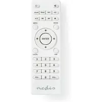 Nedis Ersatz Fernbedienung - Passend für: RDIN2000WT / RDIN2500WT - Fest - 1 Gerät - Clear Lay-out - Infrarot - Weiss