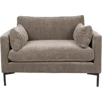 Zuiver | Loveseat Summer Bruin Polyester 125x82x101 cm | NADUVI