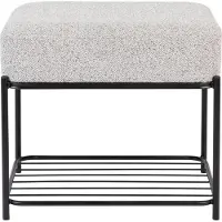 Housecraft living Milou Sitzhocker Rechteckig Grau