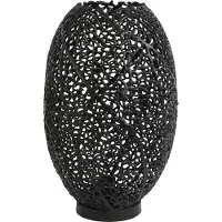 Light & Living - Tischleuchte Sinula - Schwarz - Ø33cm Tischlampe - Nachttischlampe, Wohnzimmer, Schlafzimmer