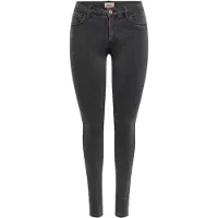 ONLY Skinny-fit-Jeans "ONLRAIN LIFE REG SKINNY DNM" mit Gürtelschlaufen