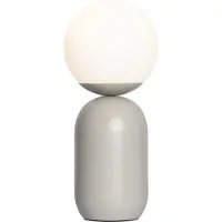 Nordlux Tischlampe Notti Grau mit Weiß