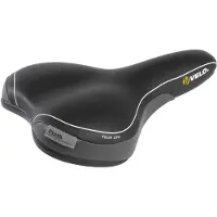 Velo Plush Tour-UNI Unisex Fahrradsattel schwarz/grau, Arc-Tech Federung & O-....