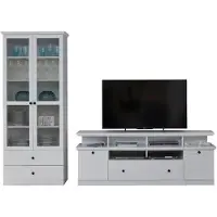 Ebuy24 Brax TV Tisch Aufstellung E, weiss.