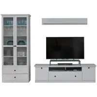 Ebuy24 Brax TV Tisch Aufstellung C, weiss.
