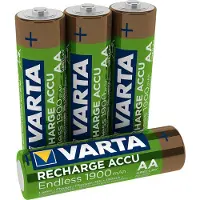 Varta 56676 101 404, Wiederaufladbarer Akku, AA, Nickel-Metallhydrid (NiMH), 1,2 V, 4 Stück(e), 1900 mAh
