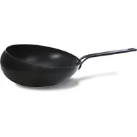 B+K Wok Black Steel Wokarang 30 cm