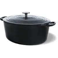 BK Bräter Bourgogne Jet Black - ø 32 cm Oval / 7.5 liter