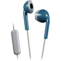 JVC HA-F19M-AH, Kabelgebunden, 8 - 20000 Hz, Anrufe/Musik, 5 g, Kopfhörer, Blau, Grau