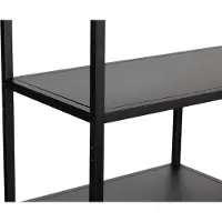 Woood | Regal Teun Schwarz Metall 85x188x35 cm | NADUVI